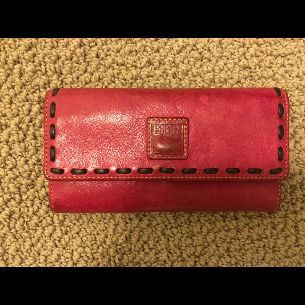 Rare Pink Dooney and Bourke wallet